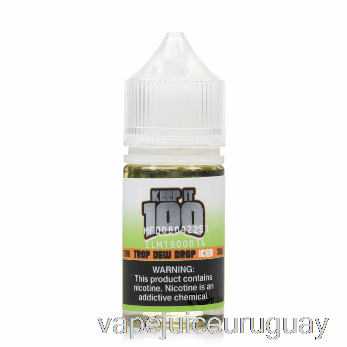 Gota De Rocío Trop Helada - Mantenlo 100 Sales - 30ml 50mg Vape Uruguay